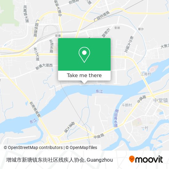 增城市新塘镇东街社区残疾人协会 map