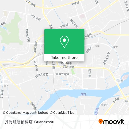 其翼服装辅料店 map