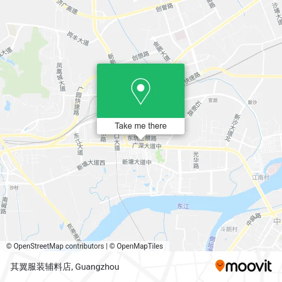 其翼服装辅料店 map