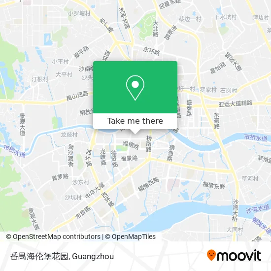 番禺海伦堡花园 map