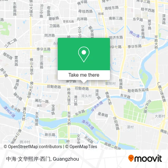 中海·文华熙岸-西门 map