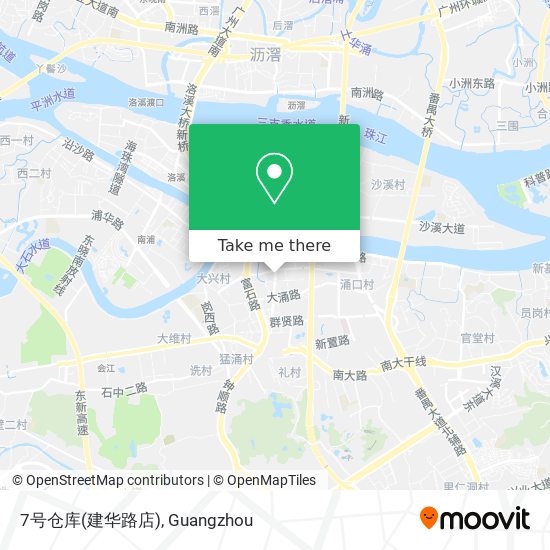 7号仓库(建华路店) map