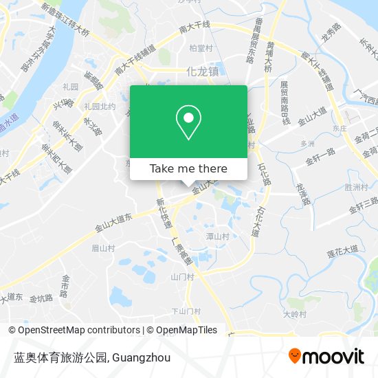 蓝奥体育旅游公园 map