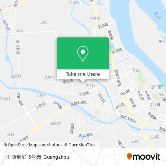 汇源豪庭-5号岗 map