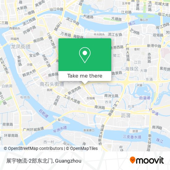 展宇物流-2部东北门 map