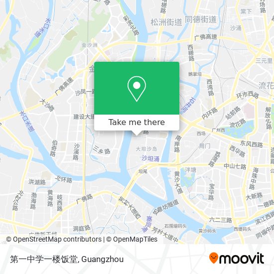 第一中学一楼饭堂 map