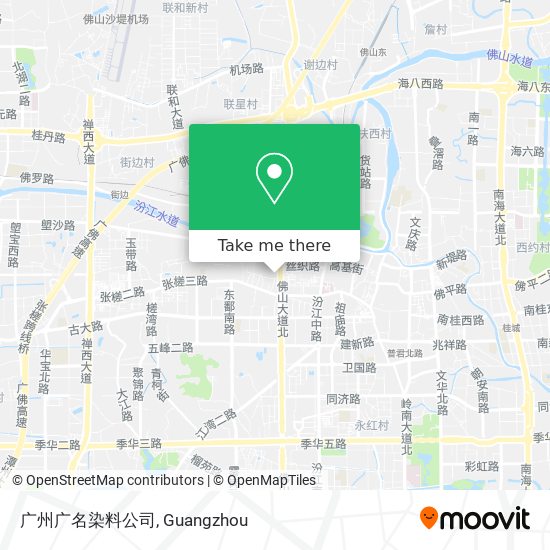 广州广名染料公司 map