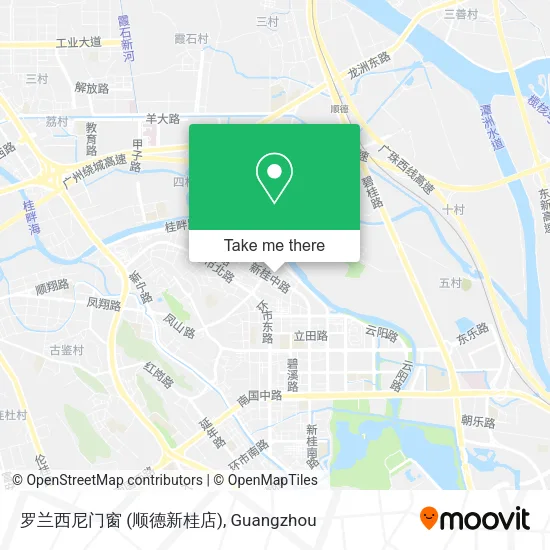 罗兰西尼门窗 (顺德新桂店) map