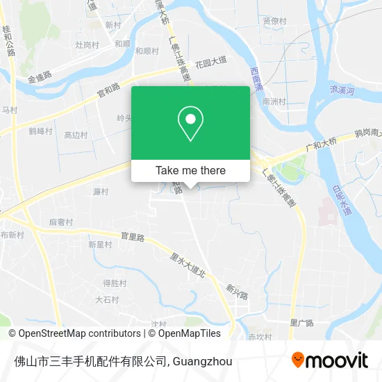 佛山市三丰手机配件有限公司 map