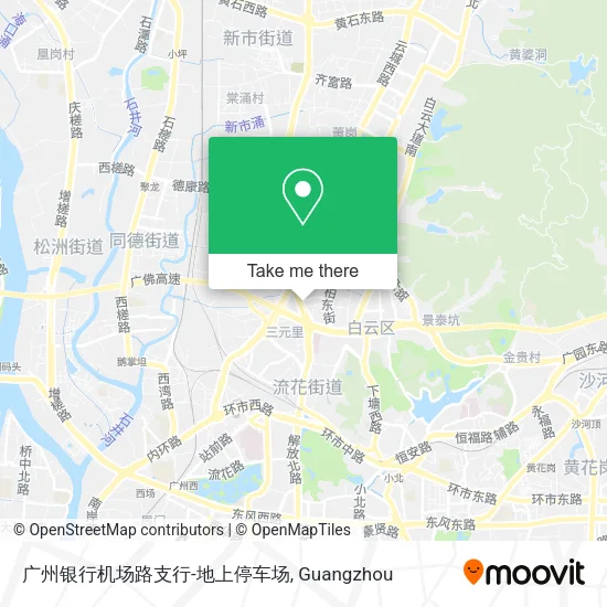 广州银行机场路支行-地上停车场 map