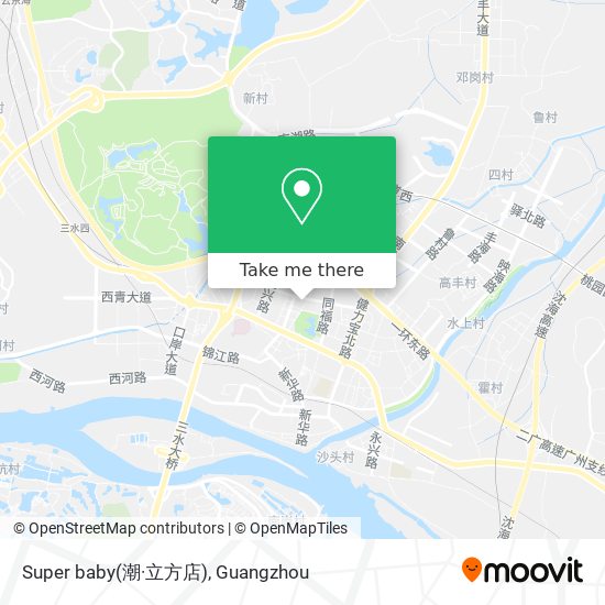 Super baby(潮·立方店) map