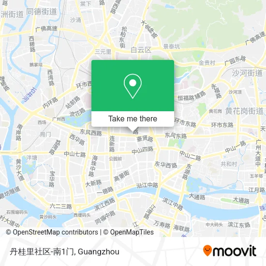 丹桂里社区-南1门 map