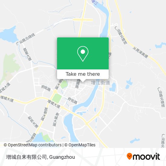 增城自来有限公司 map