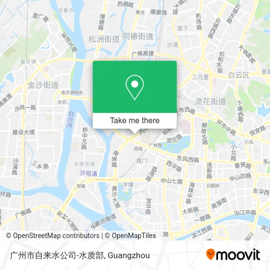 广州市自来水公司-水质部 map
