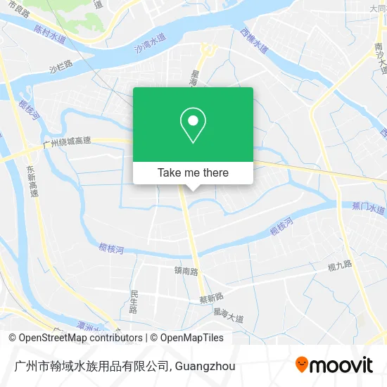 广州市翰域水族用品有限公司 map