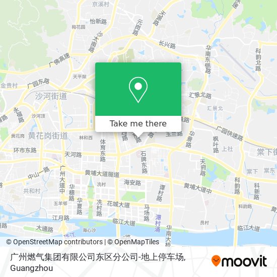 广州燃气集团有限公司东区分公司-地上停车场 map