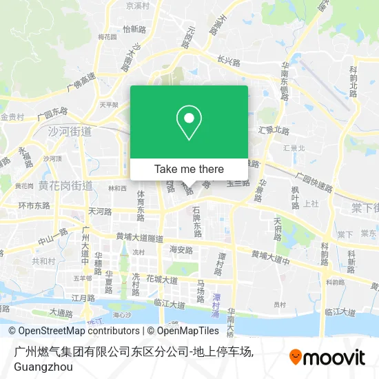 广州燃气集团有限公司东区分公司-地上停车场 map