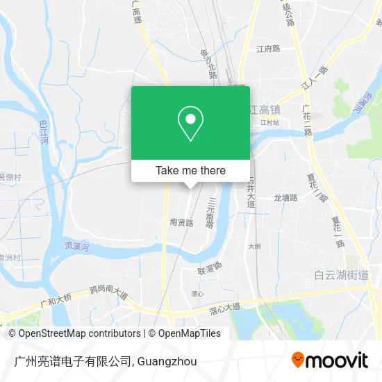 广州亮谱电子有限公司 map