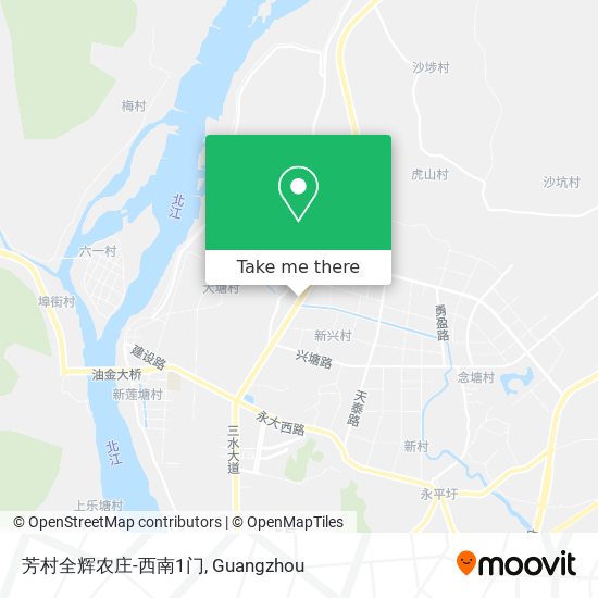 芳村全辉农庄-西南1门 map