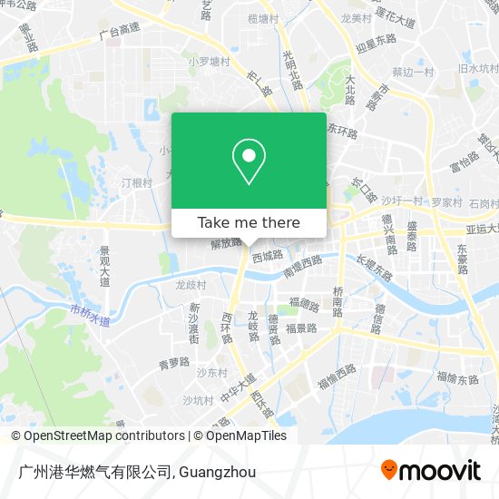 广州港华燃气有限公司 map