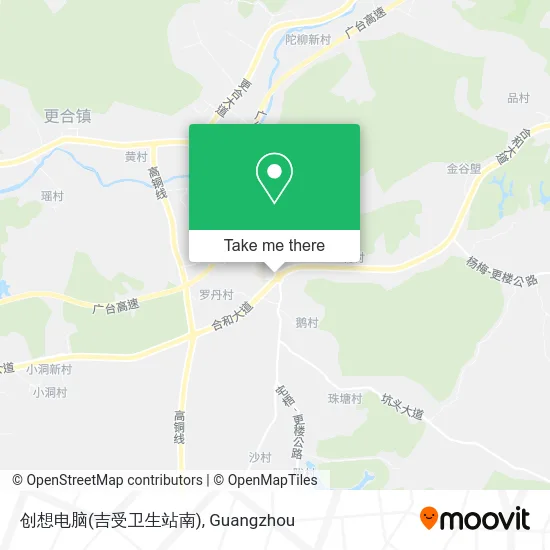 创想电脑(吉受卫生站南) map