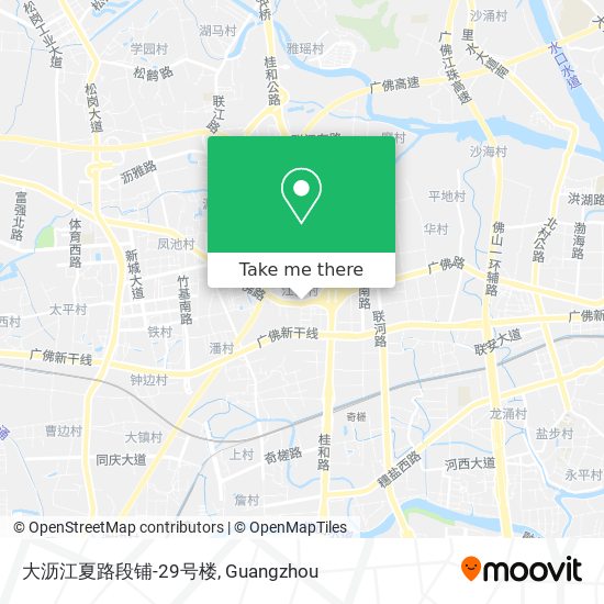 大沥江夏路段铺-29号楼 map