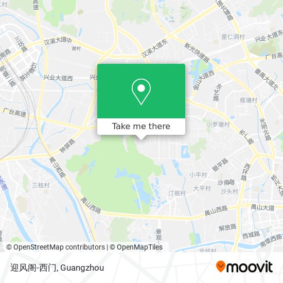 迎风阁-西门 map