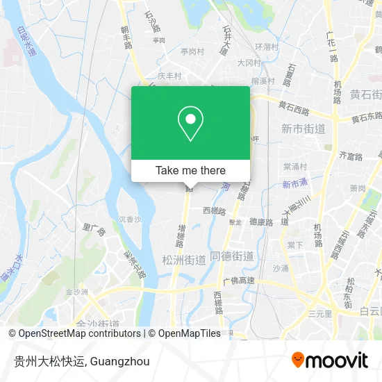 贵州大松快运 map