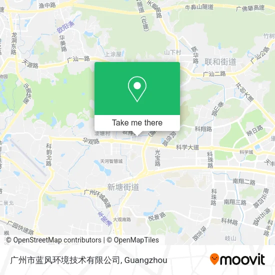 广州市蓝风环境技术有限公司 map