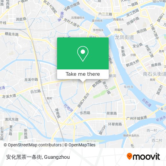 安化黑茶一条街 map