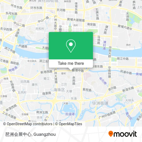 琶洲会展中心 map