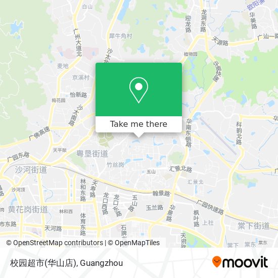 校园超市(华山店) map