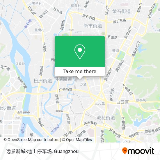远景新城-地上停车场 map