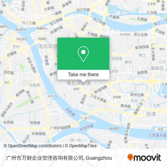 广州市万财企业管理咨询有限公司 map