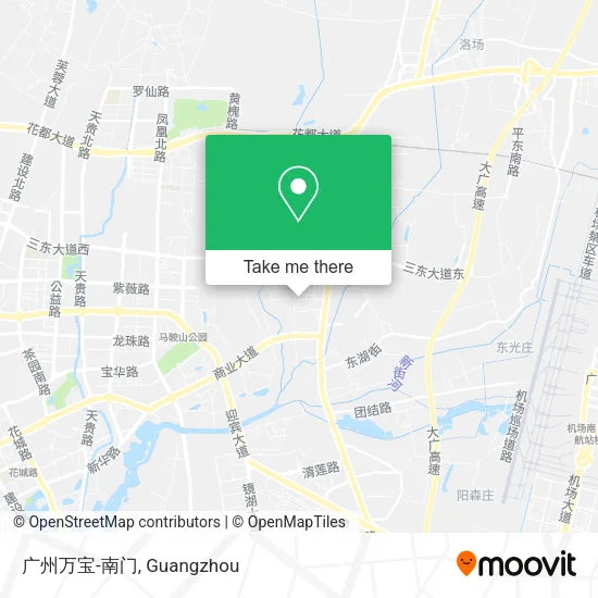 广州万宝-南门 map