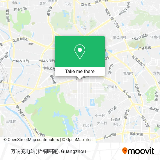 一万响充电站(祈福医院) map