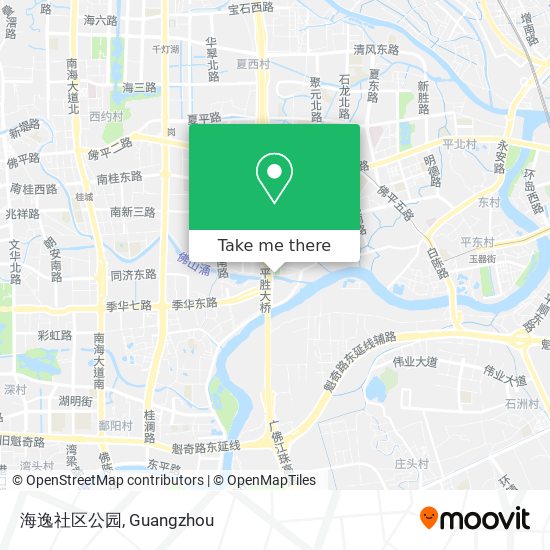 海逸社区公园 map