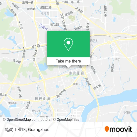 笔岗工业区 map