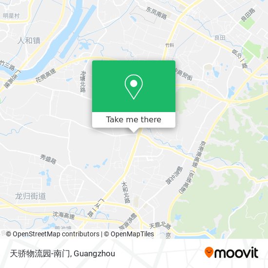 天骄物流园-南门 map
