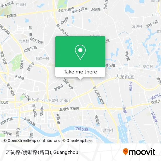 环岗路/傍新路(路口) map