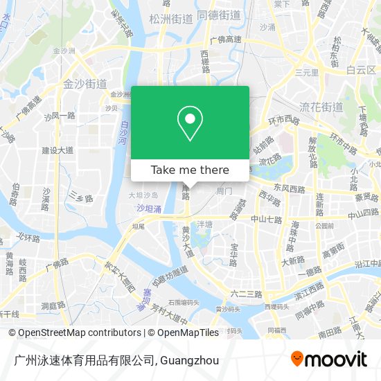 广州泳速体育用品有限公司 map