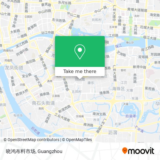 晓鸿布料市场 map