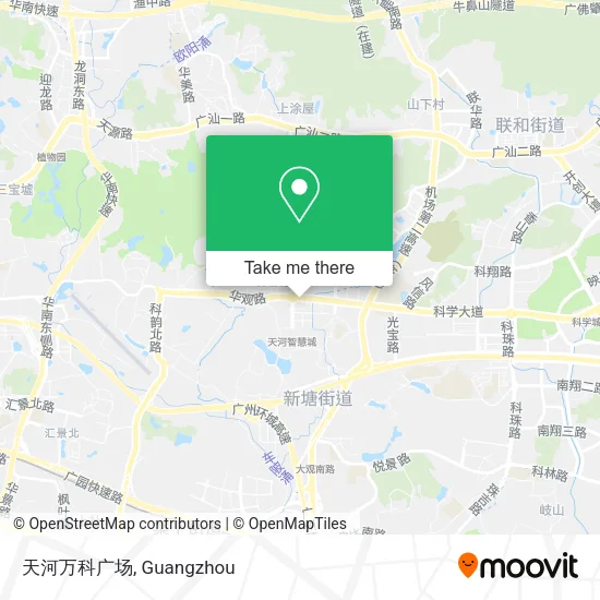 天河万科广场 map