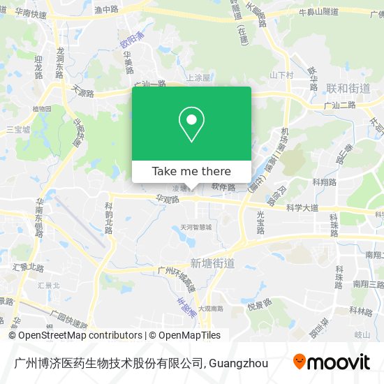 广州博济医药生物技术股份有限公司 map