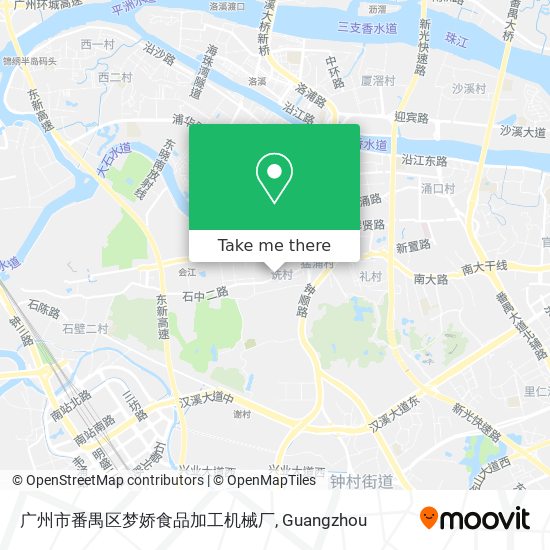 广州市番禺区梦娇食品加工机械厂 map