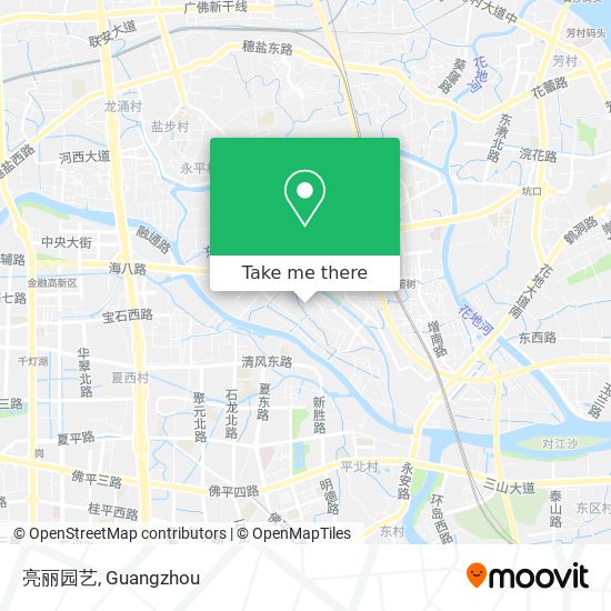亮丽园艺 map