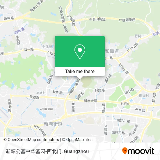 新塘公墓中华墓园-西北门 map
