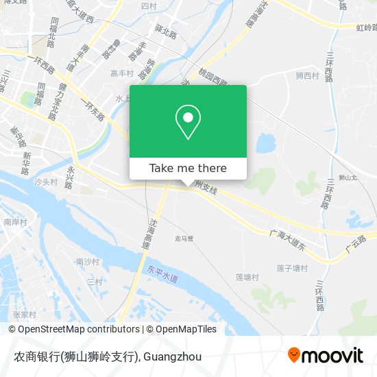 农商银行(狮山狮岭支行) map