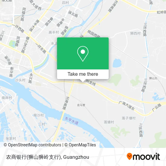 农商银行(狮山狮岭支行) map