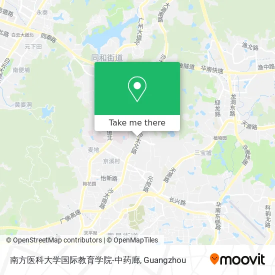 南方医科大学国际教育学院-中药廊 map